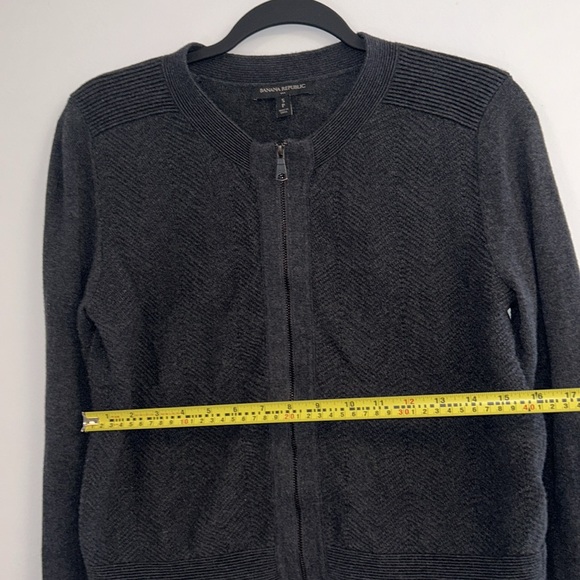 Banana Republic Dark Grey Cardigan Sweater - Picture 5 of 9